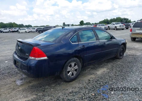 2007 Chevrolet Impala Lt from USA, damaged, VIN 2G1WT58K779354210